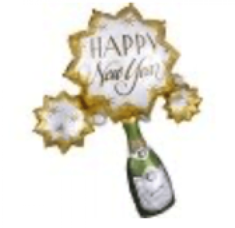 Mylar - Happy New Year Mylar - Happy New Year