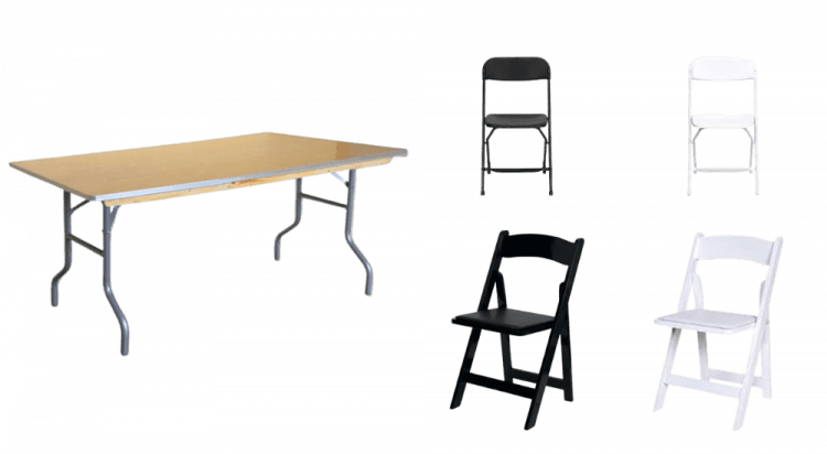 6 ft Table Seating Packages 6 ft Table Seating Packages