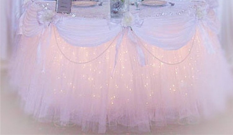 Cinderella & Lighted Table Skirting Cinderella & Lighted Table Skirting