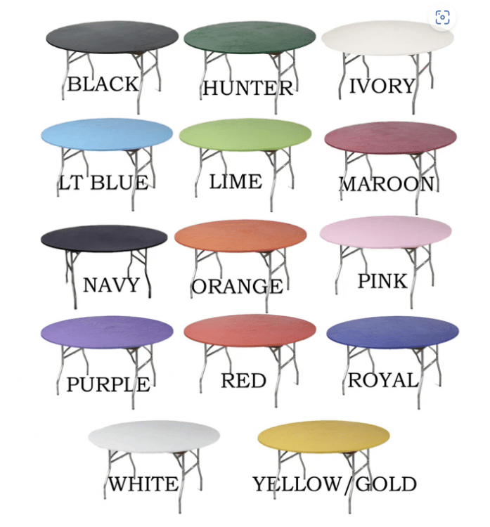 Tablecovers - Kwik Covers Tablecovers - Kwik Covers