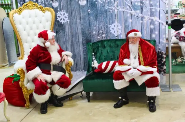 Hire a Santa Visits Local Event