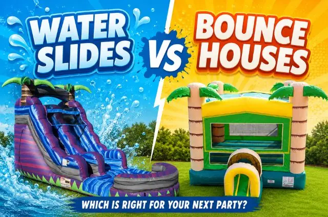 Bounces Houses vs Water Slides for Parties