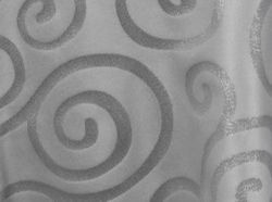 Metallic Scroll Linen Rental